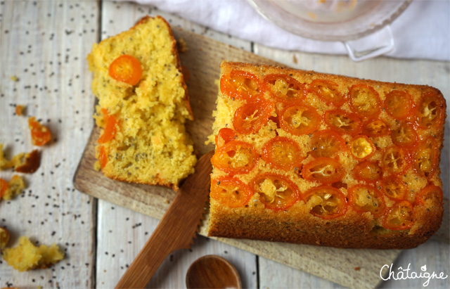 Cake au pamplemousse et kumquats