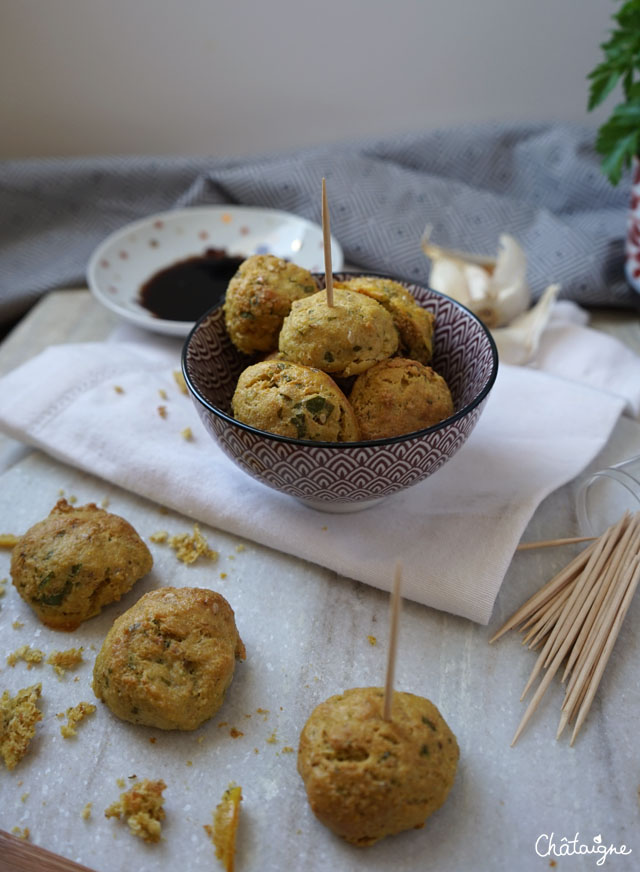 Boulettes de tofu au gingembre