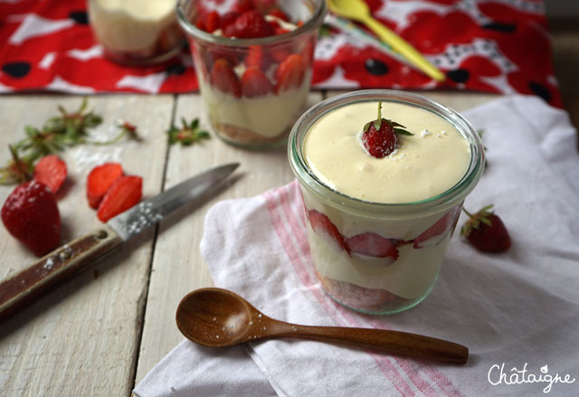 Tiramisu aux fraises