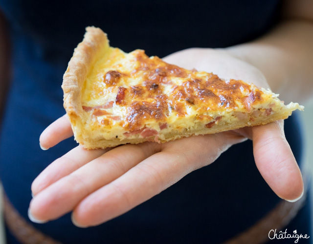 La quiche lorraine, au Cantal et lardons fumés