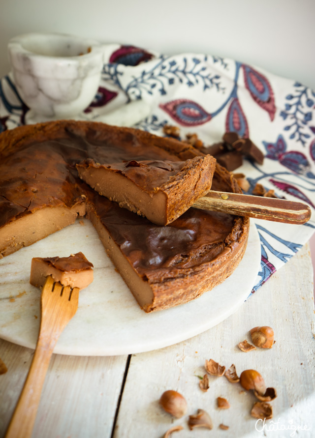 Flan pâtissier au chocolat