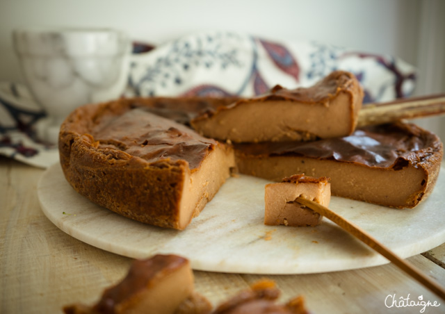 Flan pâtissier au chocolat praliné + des tablettes de chocolat à gagner !