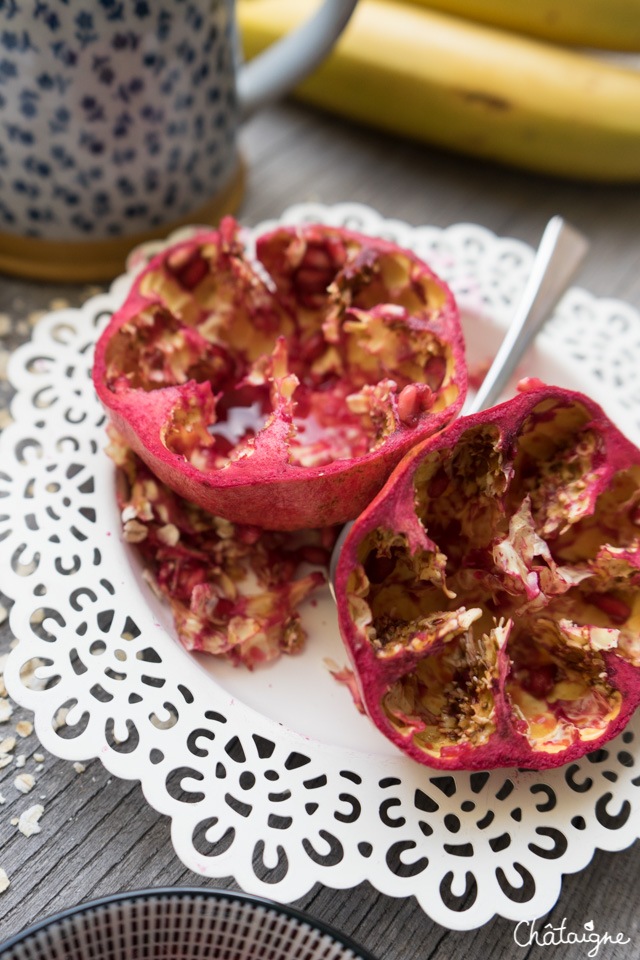 smoothie bowl banane-grenade