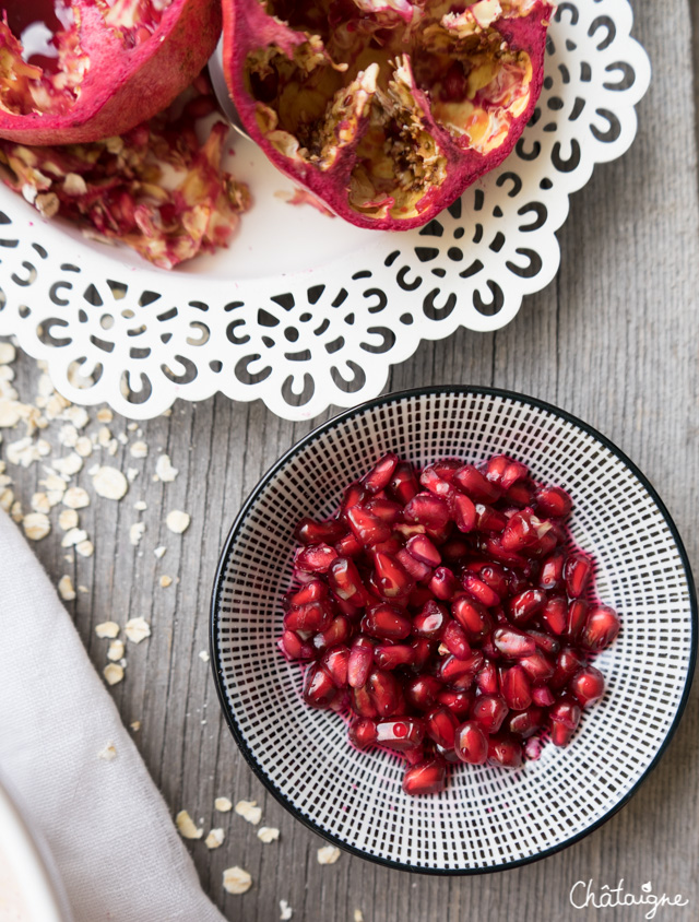 smoothie bowl banane-grenade