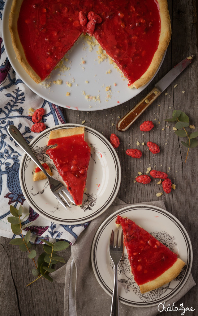 tarte aux pralines