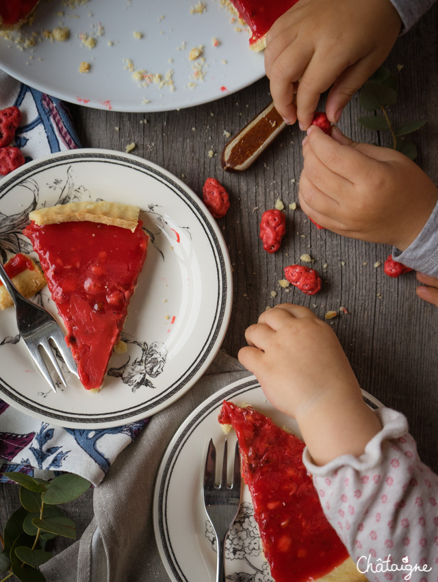 tarte aux pralines