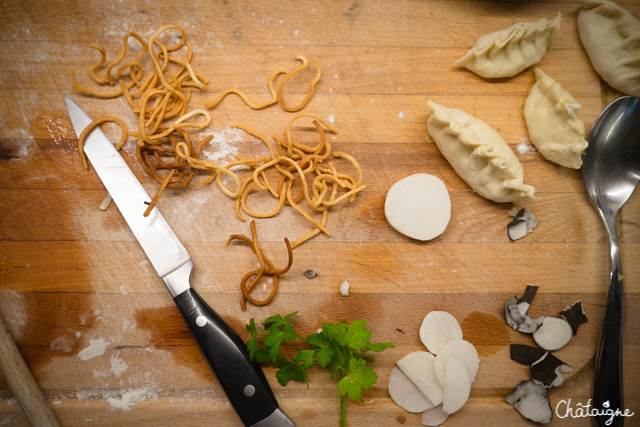 Raviolis de cabillaud