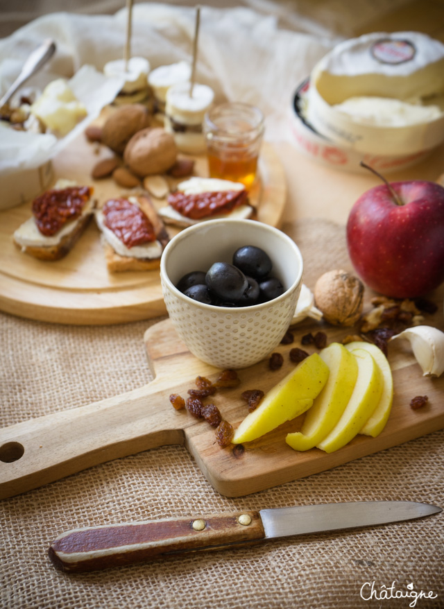 Camembert rôti aux fruits secs