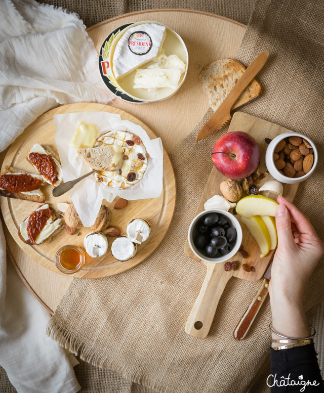 Camembert rôti aux fruits secs