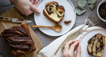 Babka ou Krantz [Brioche marbrée au chocolat]