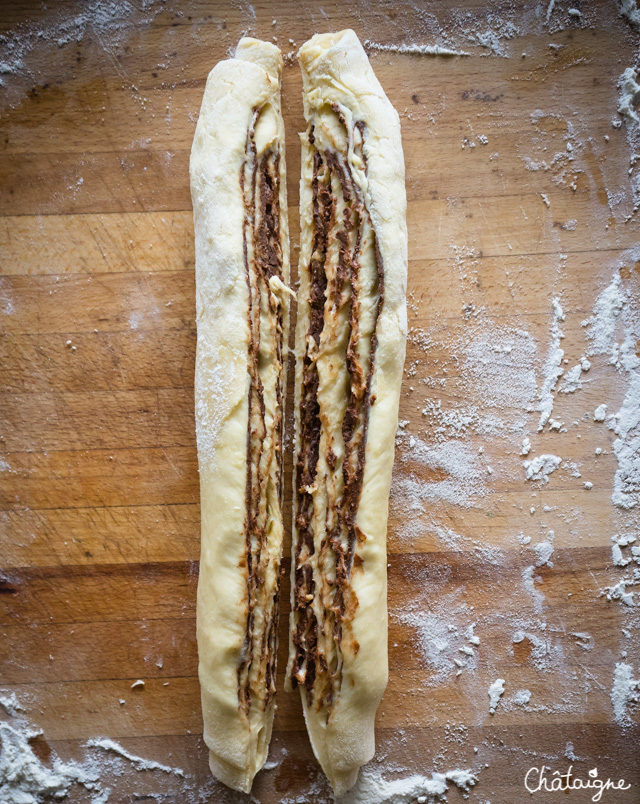 Babka ou Krantz [Brioche marbrée au chocolat]