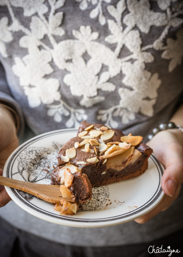 Gâteau poires-chocolat