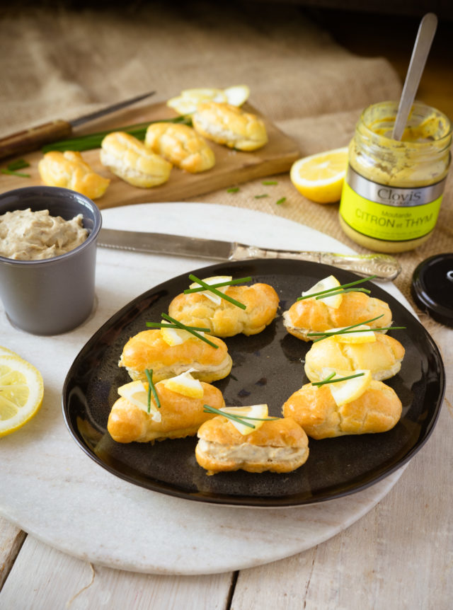 Minis éclairs à la mousse de ricotta