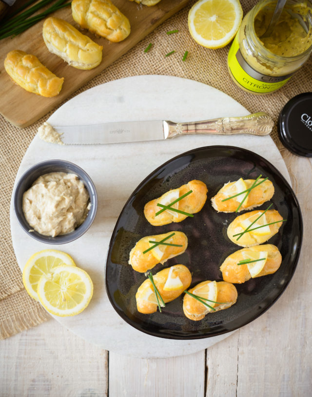 Minis éclairs à la mousse de ricotta