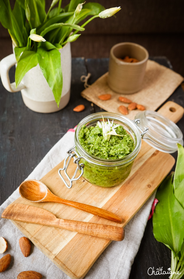 Pesto A L Ail Des Ours Pret En 5 Minutes Blog De Chataigne