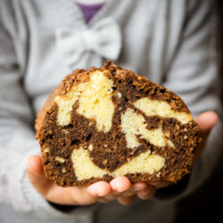 Cake marbré au chocolat