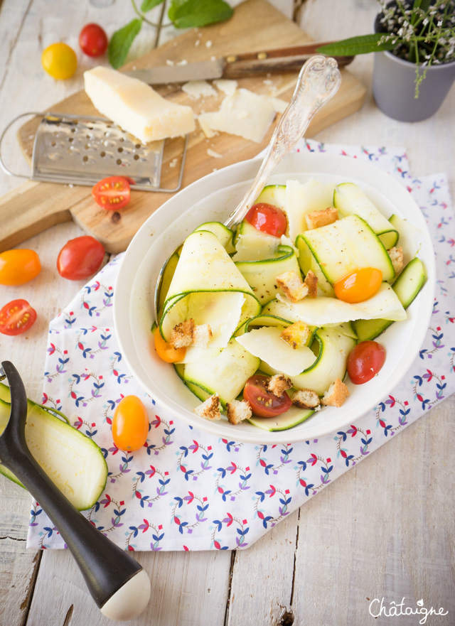 Salade de courgettes