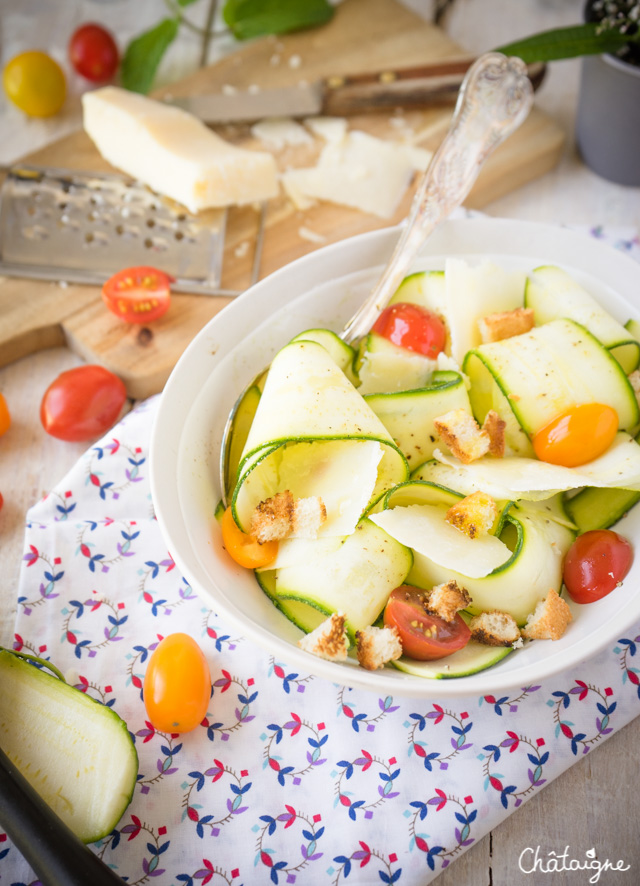 Salade de courgettes