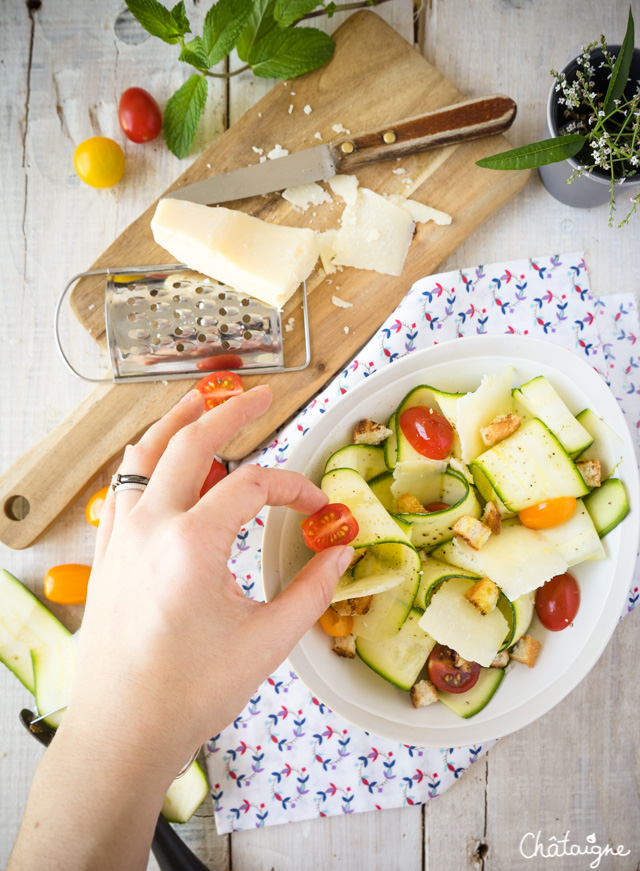 Salade de courgettes