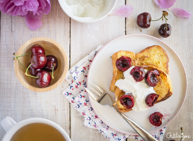 Brioche perdue aux cerises