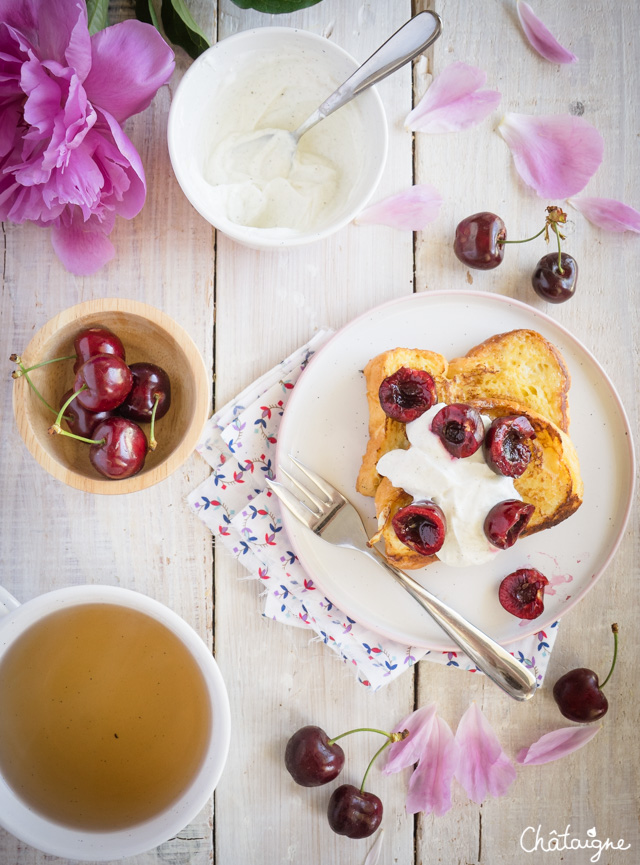 Brioche perdue aux cerises