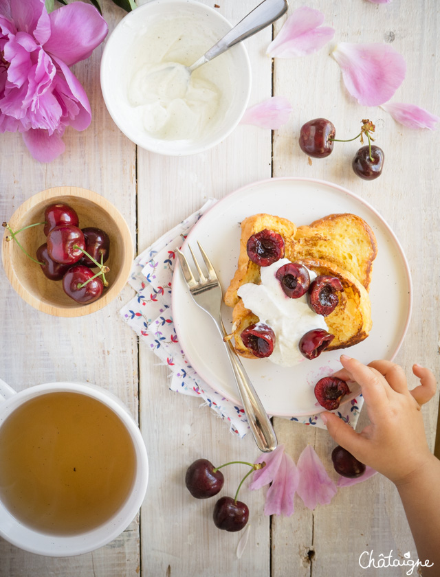 Brioche perdue aux cerises