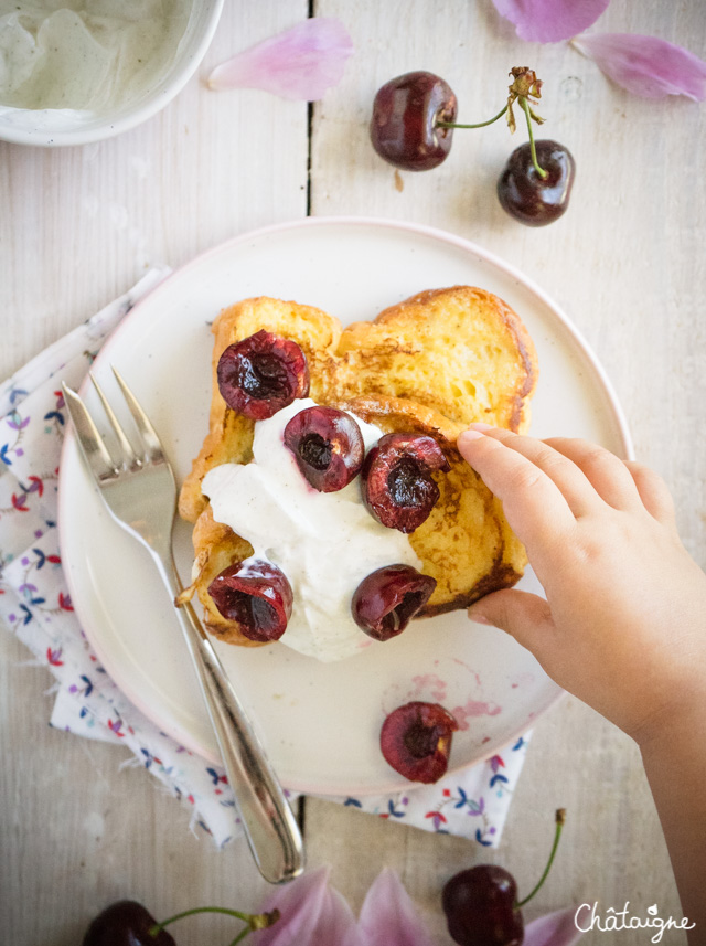 Brioche perdue aux cerises