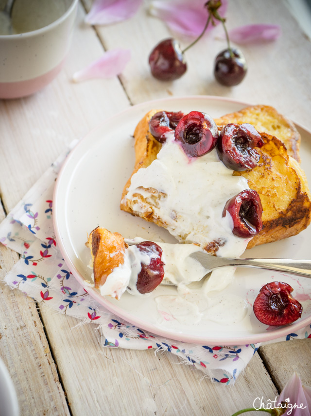 Brioche perdue aux cerises