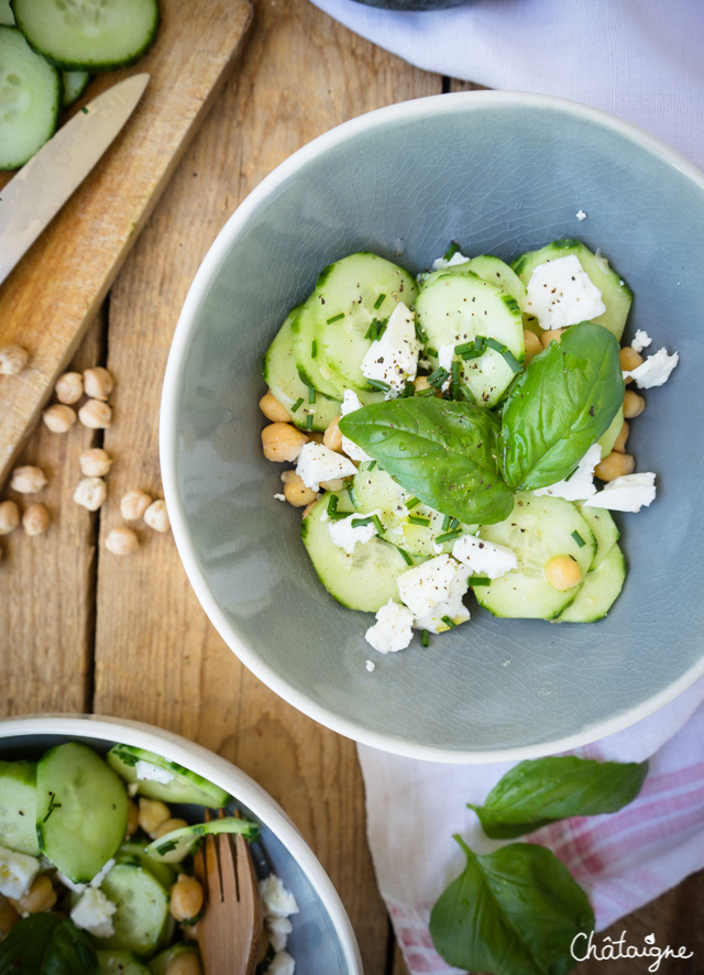 Salade de concombres