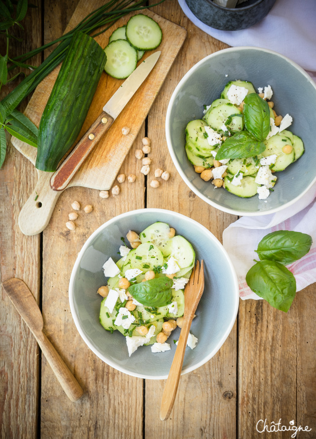 Salade de concombres