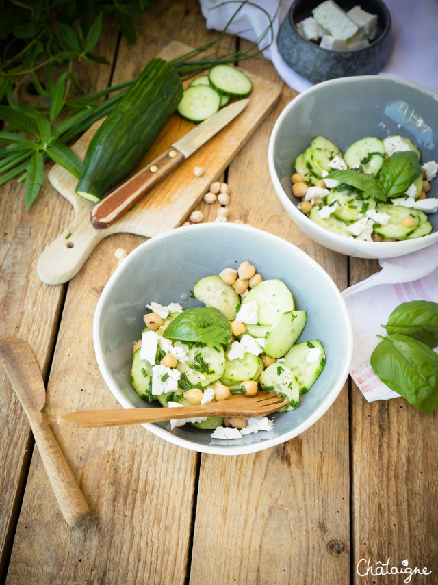 Salade de concombres