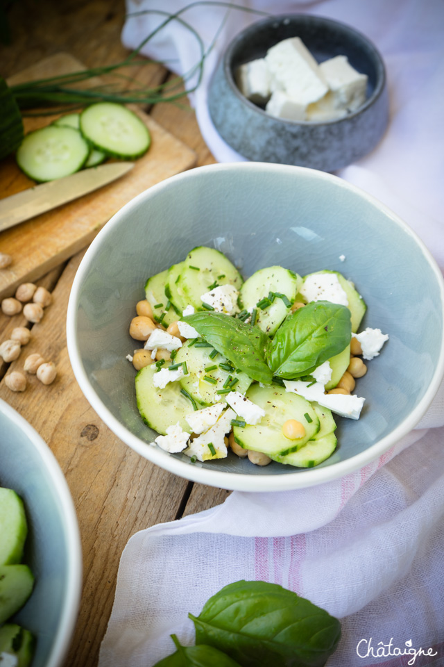 Salade de concombres