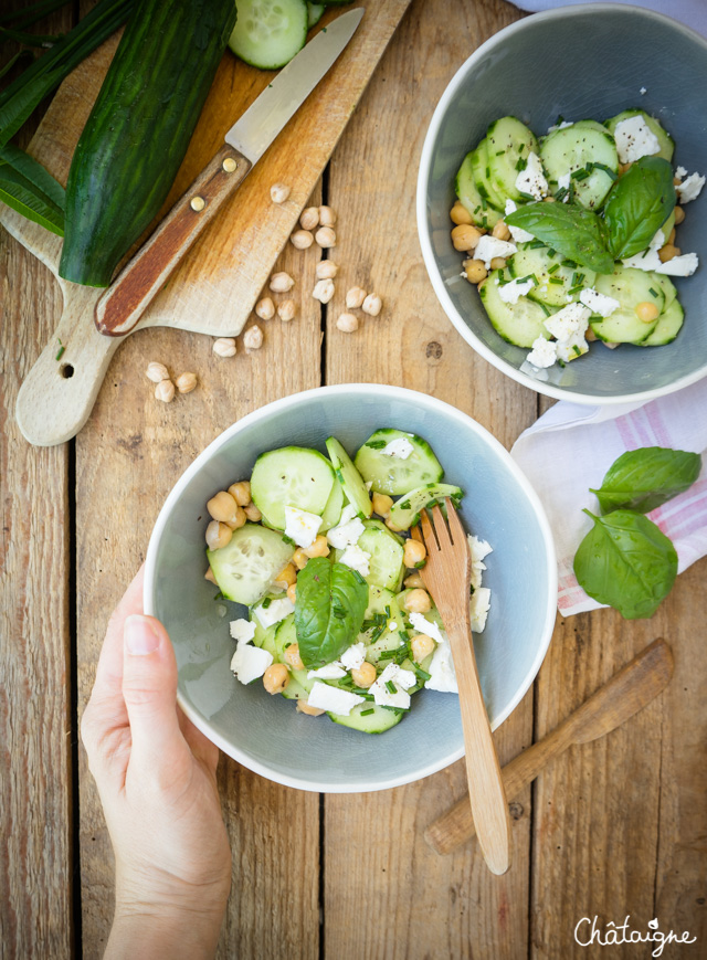 Salade de concombres