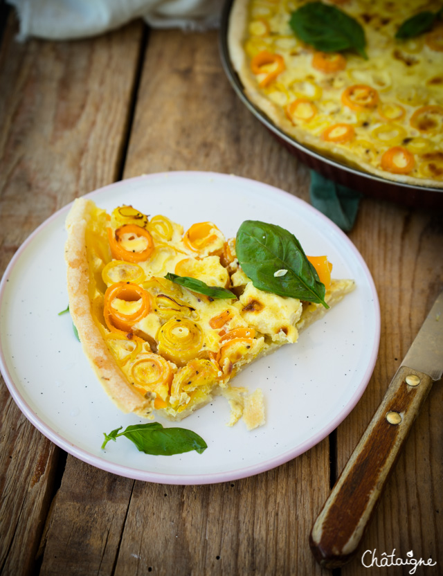 Tarte aux courgettes et carottes