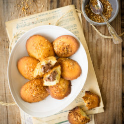 Madeleines coeur chocolat