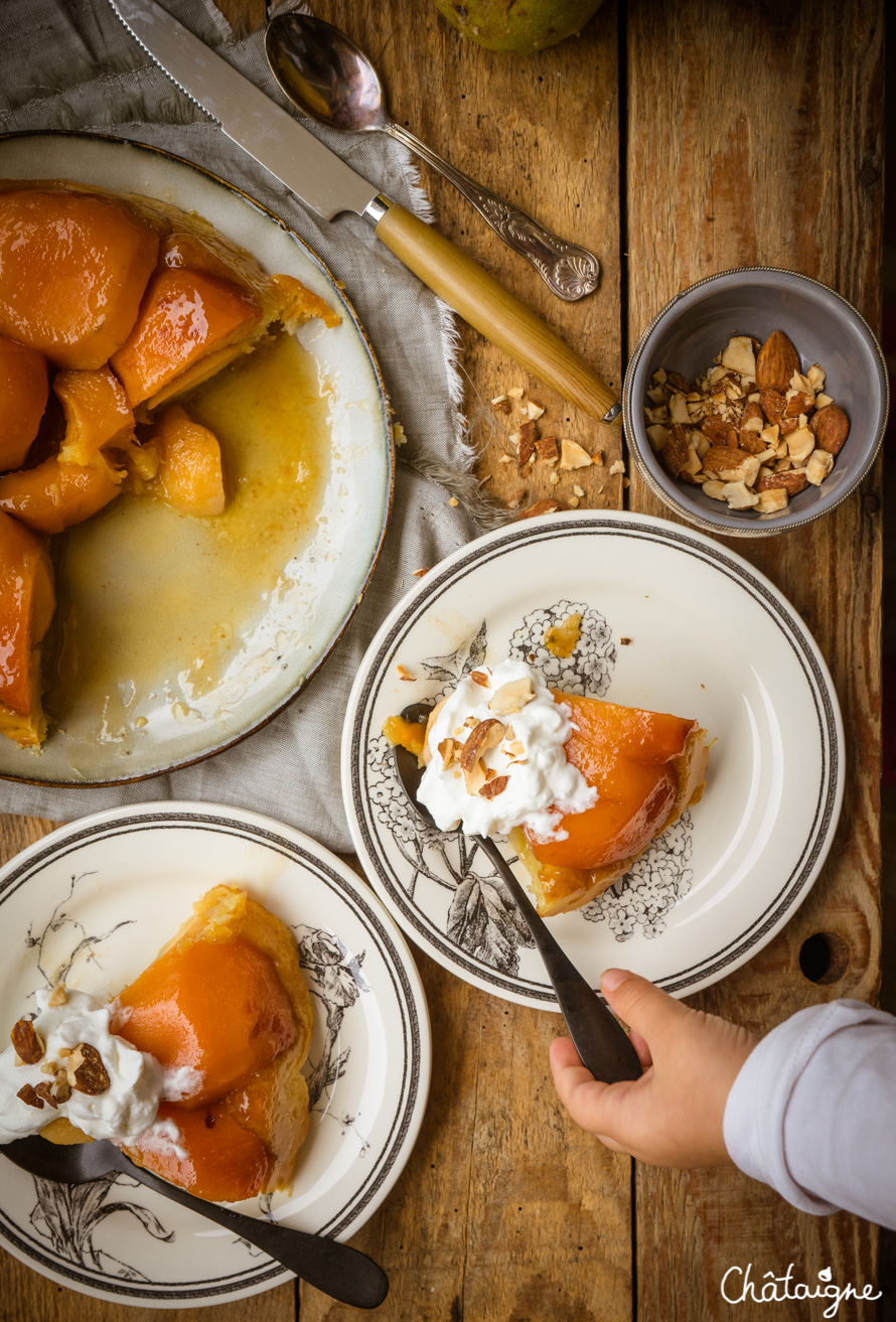 Tarte tatin aux coings