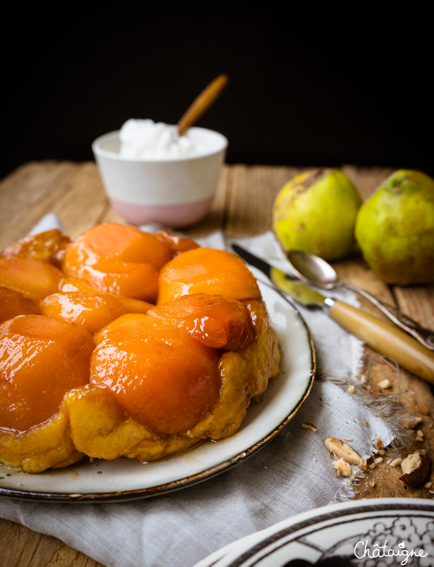 Tarte tatin aux coings