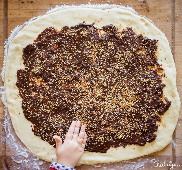 Brioche au mascarpone et chocolat