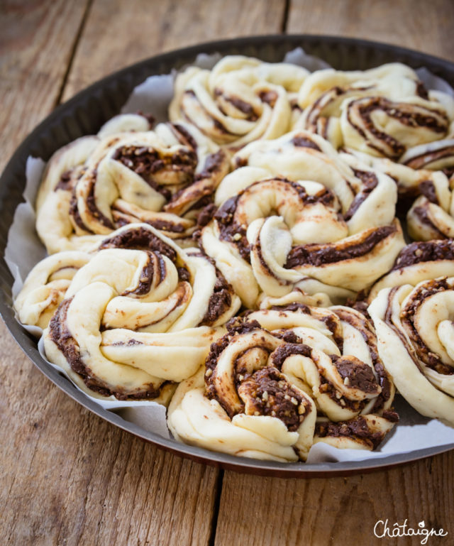 Brioche au mascarpone et chocolat