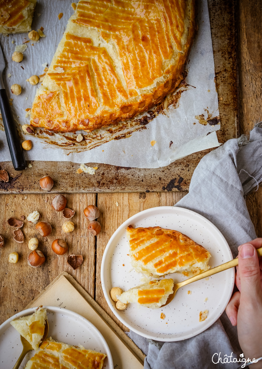 Galette des rois aux noisettes