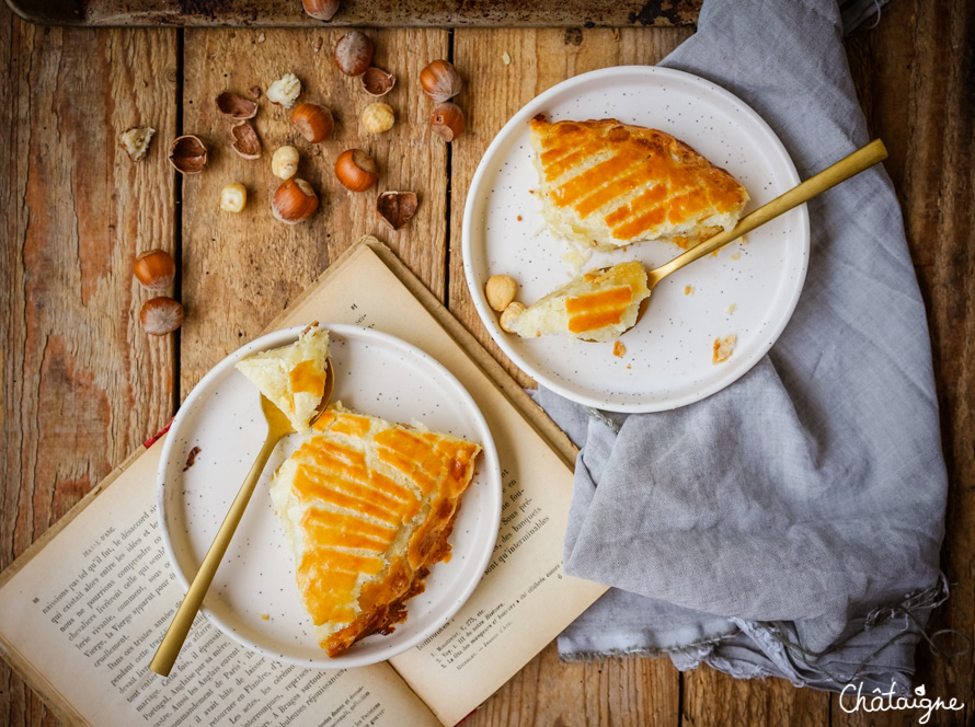 Galette des rois aux noisettes