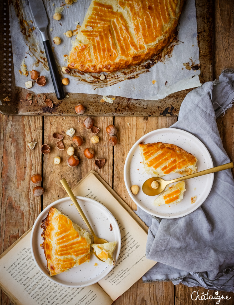 Galette des rois aux noisettes