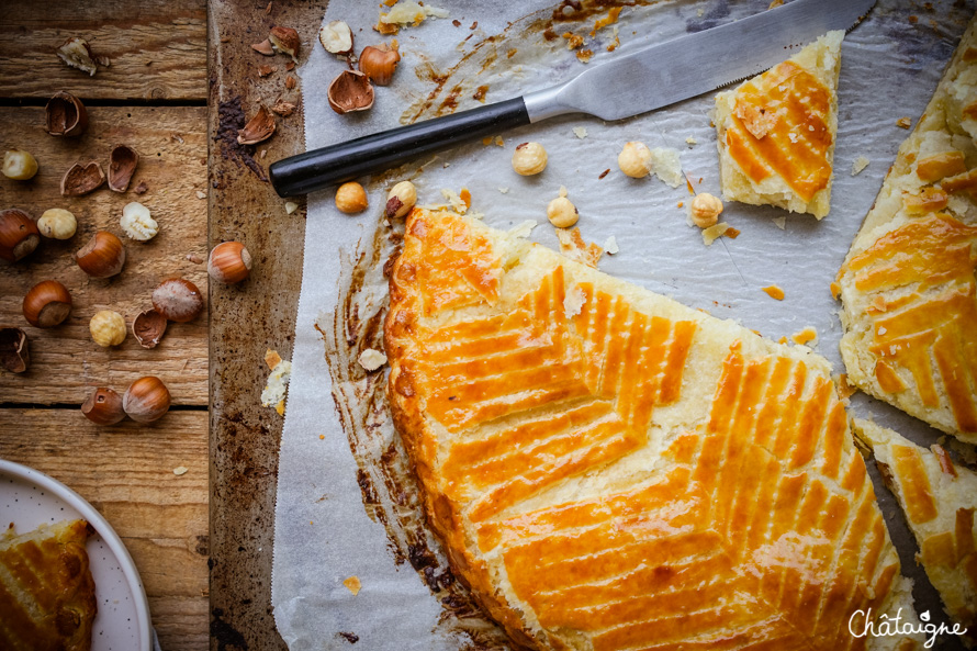 Galette des rois aux noisettes