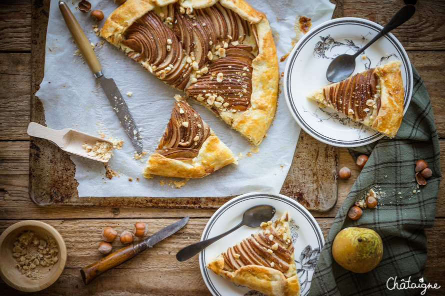 Tarte rustique aux poires