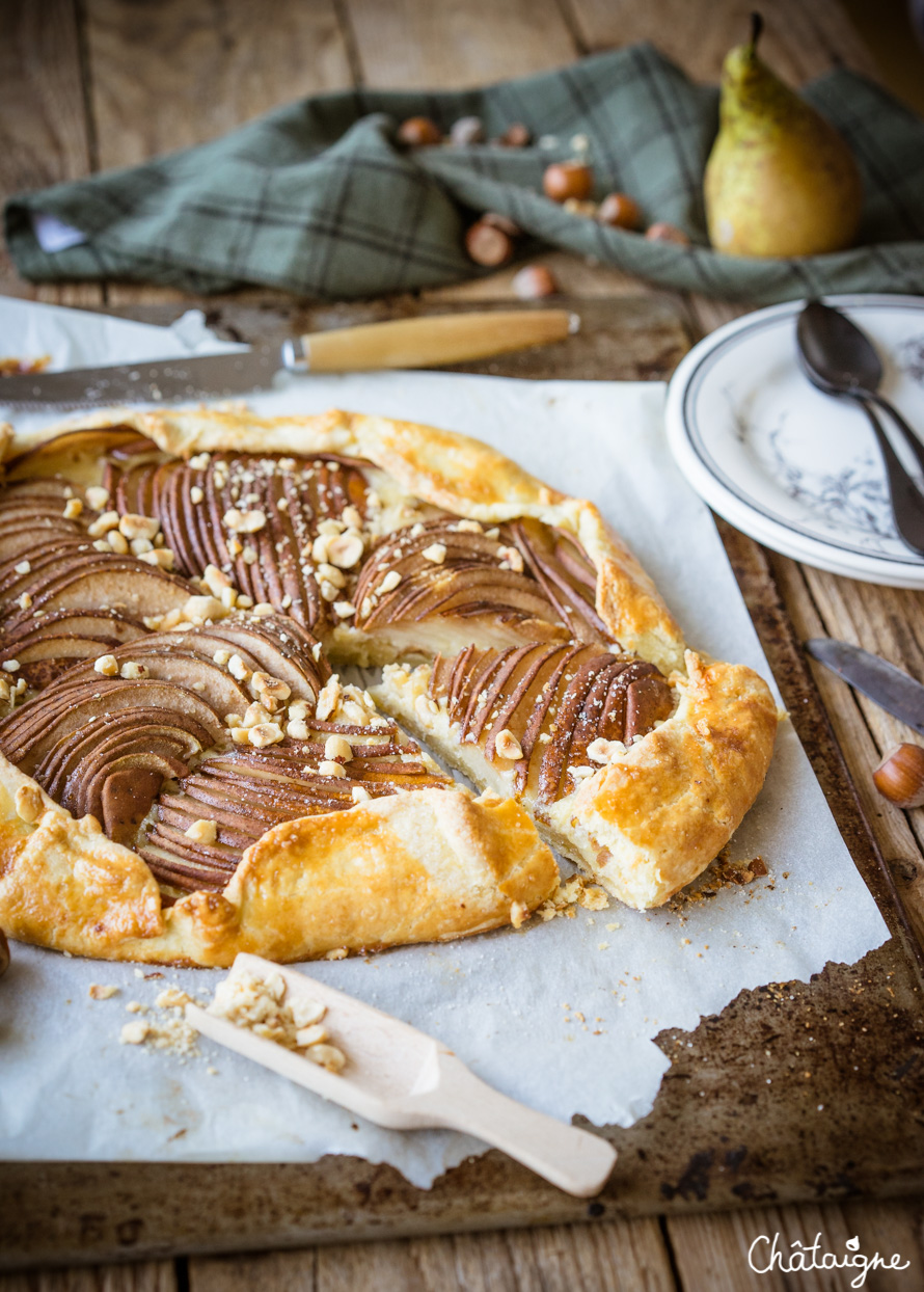 Tarte rustique aux poires