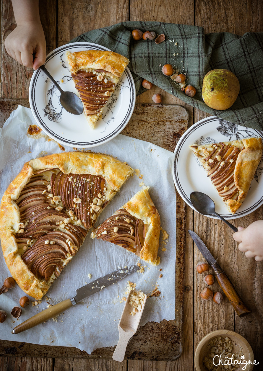 Tarte rustique aux poires