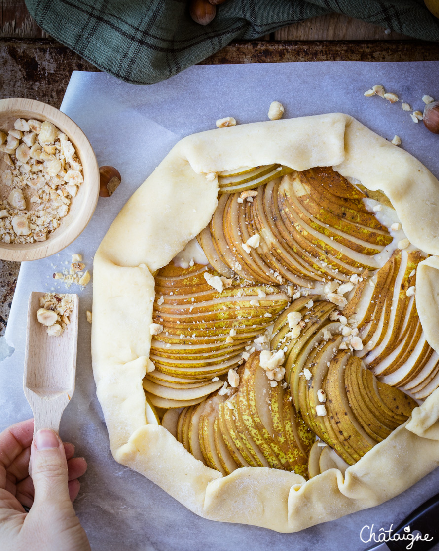 Tarte rustique aux poires