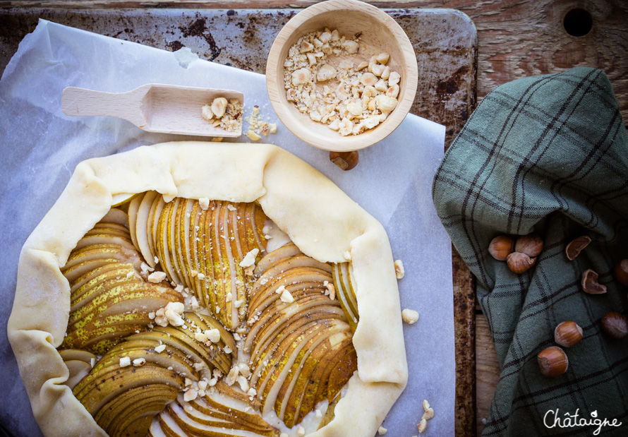 Tarte rustique aux poires