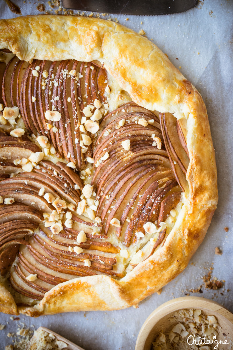 Tarte rustique aux poires