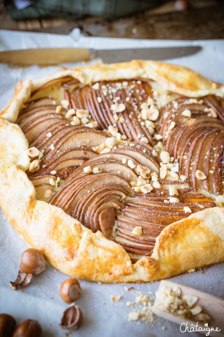 Tarte rustique aux poires